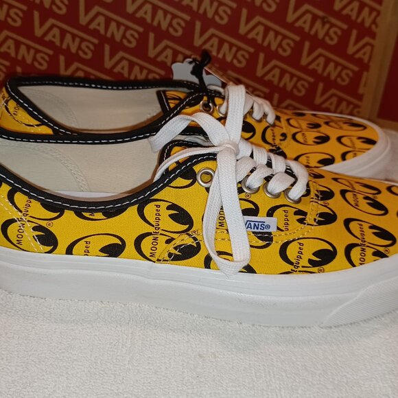VANS X Mens 6.5/Womens 8 Mooneyes Authentic 44 DX Unisex Anaheim Factory Yellow - Picture 9 of 12